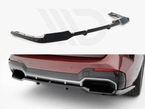 Maxton Rear Splitter (Vertical Bars) BMW iX3 M-Pack G08 Facelift Models