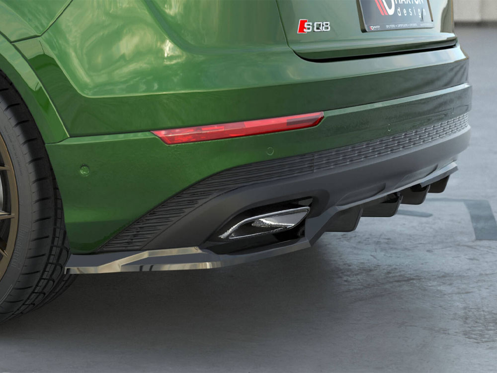 Maxton rear splitter (vertical bars) audi q8 mk1 facelift models 3 Maxton rear splitter (vertical bars) audi q8 mk1 facelift models - image 3