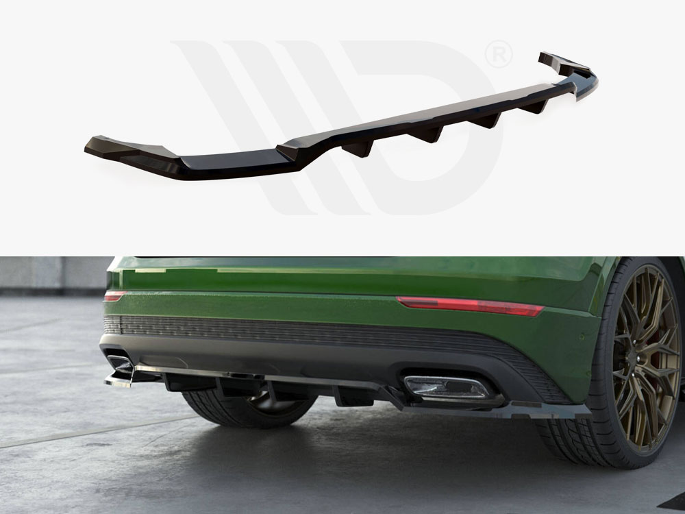 Maxton rear splitter (vertical bars) audi q8 mk1 facelift models 1 Maxton rear splitter (vertical bars) audi q8 mk1 facelift models