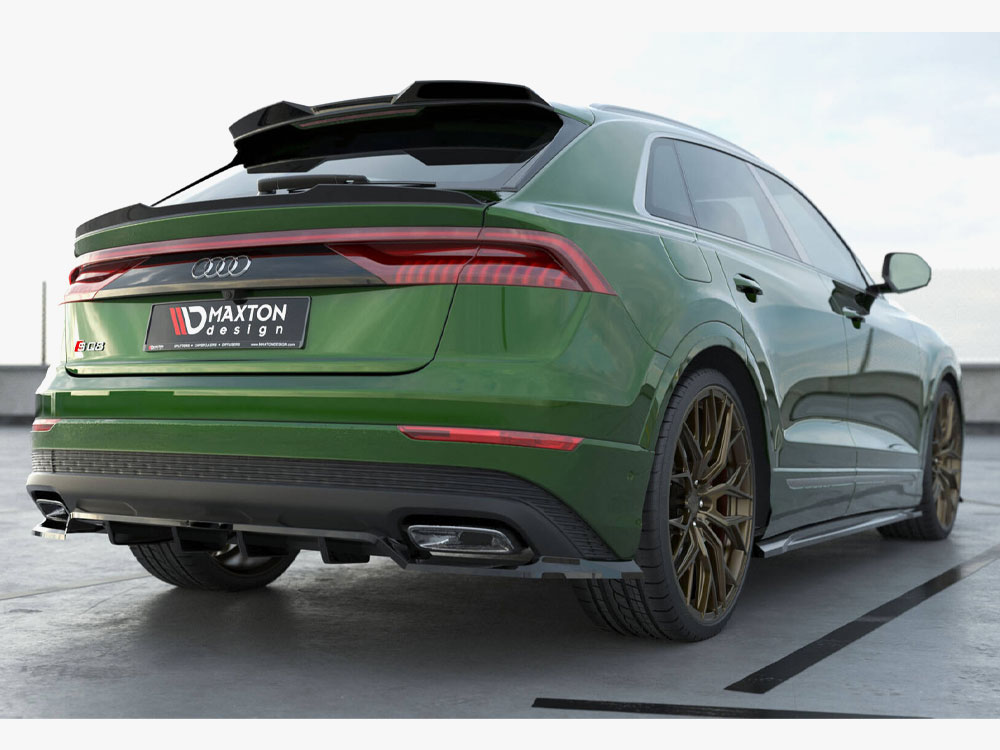 Maxton rear splitter (vertical bars) audi q8 mk1 facelift models 2 Maxton rear splitter (vertical bars) audi q8 mk1 facelift models - image 2