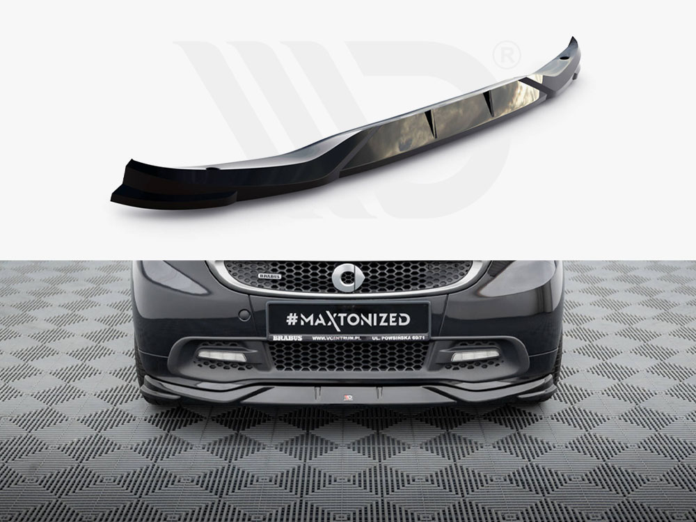Maxton front splitter smart fortwo c451 facelift models 1 Maxton front splitter smart fortwo c451 facelift models