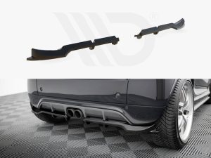Maxton Rear Splitter (Vertical Bars) Smart Fortwo C451 Facelift Models by Brabus