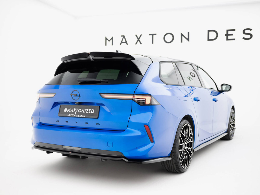 Maxton rear splitter (vertical bars) opel astra sports tourer l (mk6) 2 Maxton rear splitter (vertical bars) opel astra sports tourer l (mk6) - image 2