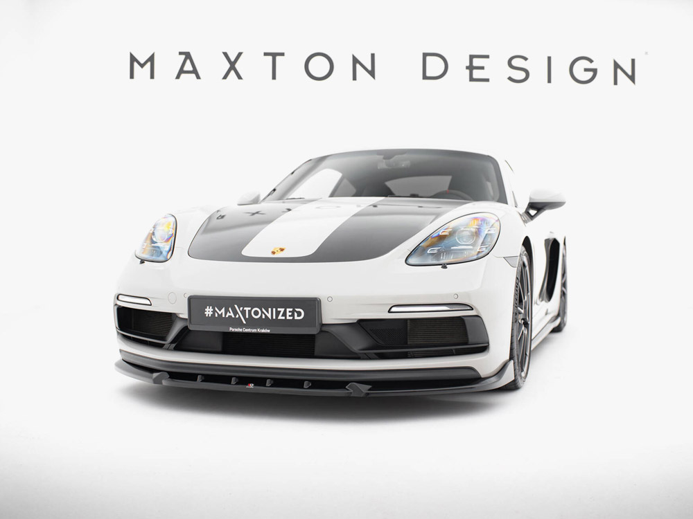 Maxton front splitter v2 porsche 718 cayman gts 982c 2 Maxton front splitter v2 porsche 718 cayman gts 982c - image 2