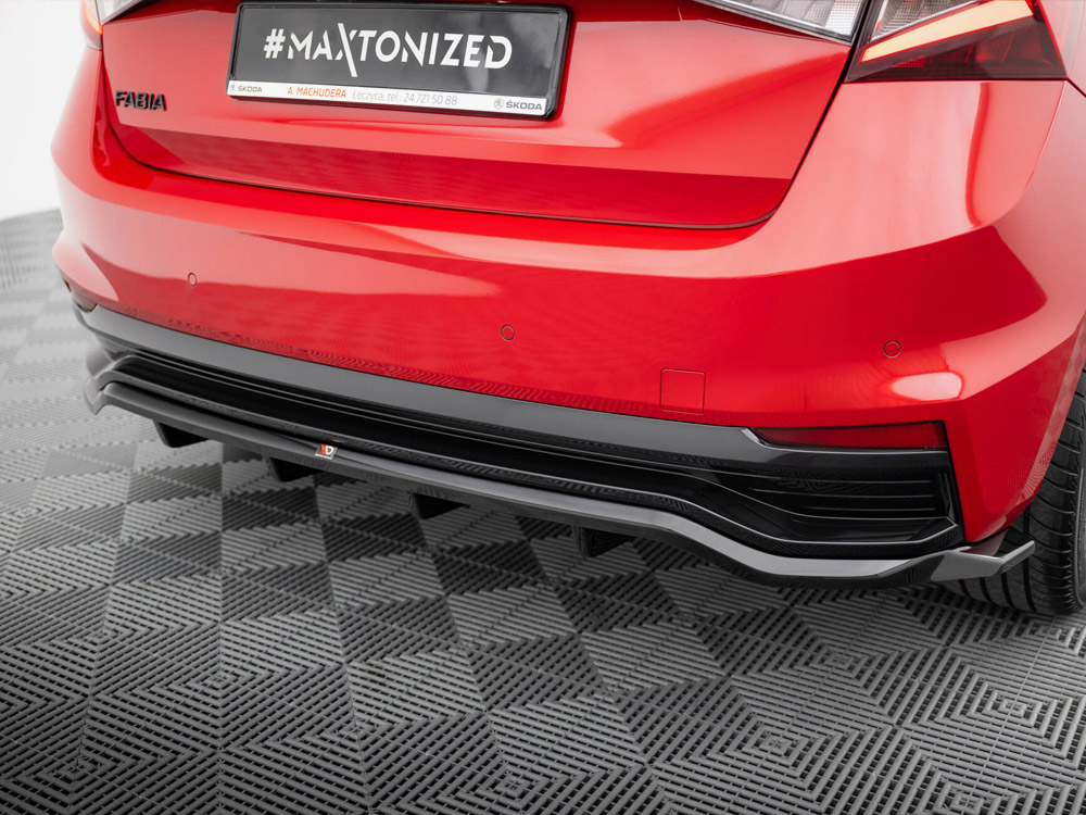 Maxton rear splitter (vertical bars) skoda fabia monte carlo mk4 3 Maxton rear splitter (vertical bars) skoda fabia monte carlo mk4 - image 3