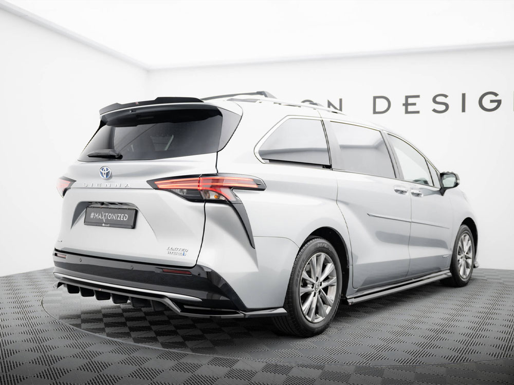 Maxton rear splitter (vertical bars) toyota sienna mk4 2 Maxton rear splitter (vertical bars) toyota sienna mk4 - image 2