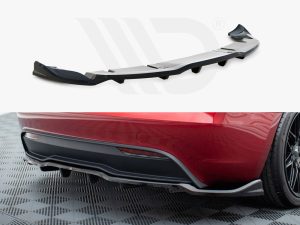 Maxton Rear Splitter (Vertical Bars) V2 Tesla Model 3 Facelift Models Project Highland