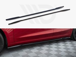 Maxton Side Skirts Diffusers V2 Tesla Model 3 Facelift Models Project Highland & Performance Models