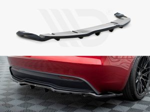 Maxton Rear Splitter (Vertical Bars) V1 Tesla Model 3 Facelift Models Project Highland