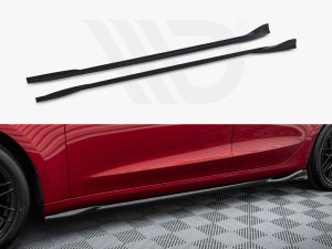 Maxton Side Skirts Diffusers V1 Tesla Model 3 Facelift Models Project Highland & Performance Models
