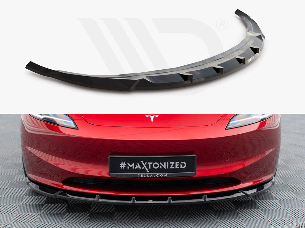 Maxton front splitter v2 tesla model 3 facelift models project highland 1 Maxton front splitter v2 tesla model 3 facelift models project highland