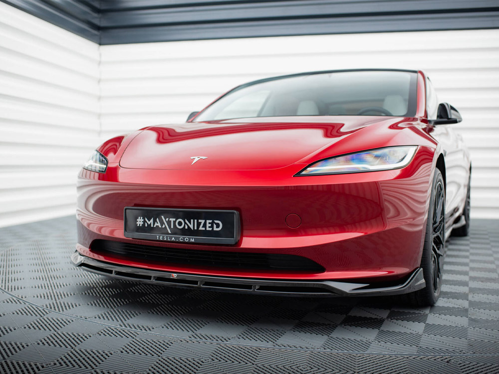 Maxton front splitter v1 tesla model 3 facelift models project highland 2 Maxton front splitter v1 tesla model 3 facelift models project highland - image 2