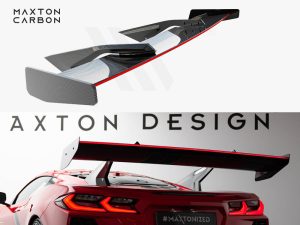Maxton Carbon Spoiler with LED for Chevrolet Corvette C8