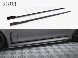 Maxton Carbon Fibre Side Skirts BMW 7 Series M-Pack G11 Facelift Models
