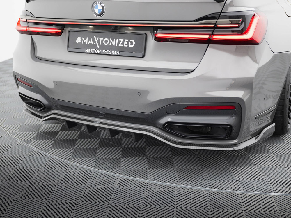 Maxton prepreg carbon fibre rear splitter bmw 7 series m-pack g11/g12 facelift models 3 Maxton prepreg carbon fibre rear splitter bmw 7 series m-pack g11/g12 facelift models - image 3