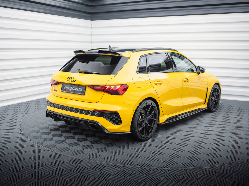 Maxton carbon fibre rear side splitters audi rs3 sportback 8y 2 Maxton carbon fibre rear side splitters audi rs3 sportback 8y - image 2