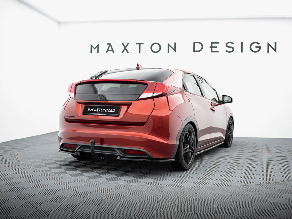 Maxton rear side splitters honda civic hatchback mk9 2 Maxton rear side splitters honda civic hatchback mk9 - image 2