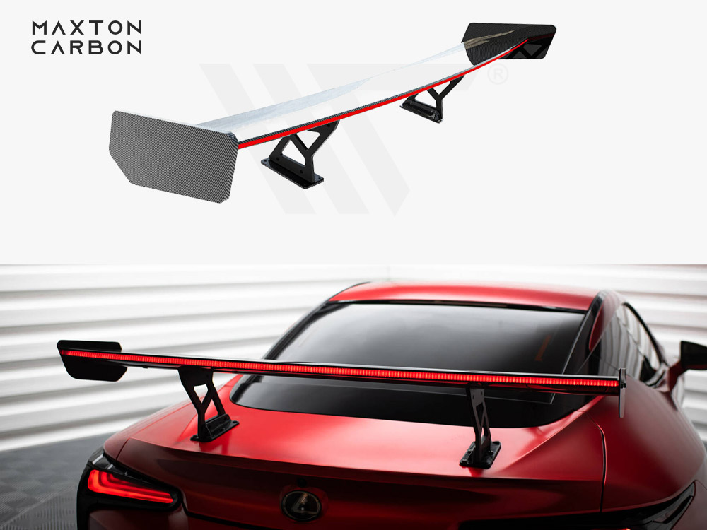 Maxton carbon spoiler with led for lexus lc 1 Maxton carbon spoiler with led for lexus lc