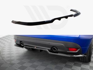 Maxton Central Rear Splitter (Vertical Bars) Jaguar F-Pace R-Sport Mk1