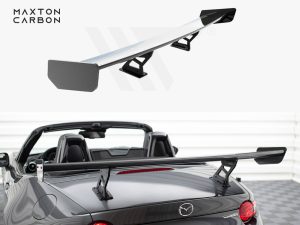 Maxton Carbon Spoiler with Internal Brackets Uprights Mazda MX-5 (ND Mk4)