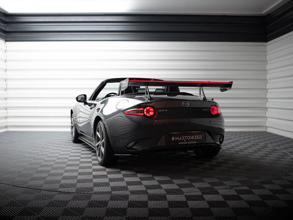Maxton carbon spoiler with upper swan mounting + led mazda mx-5 (nd mk4) 2 Maxton carbon spoiler with upper swan mounting + led mazda mx-5 (nd mk4) - image 2
