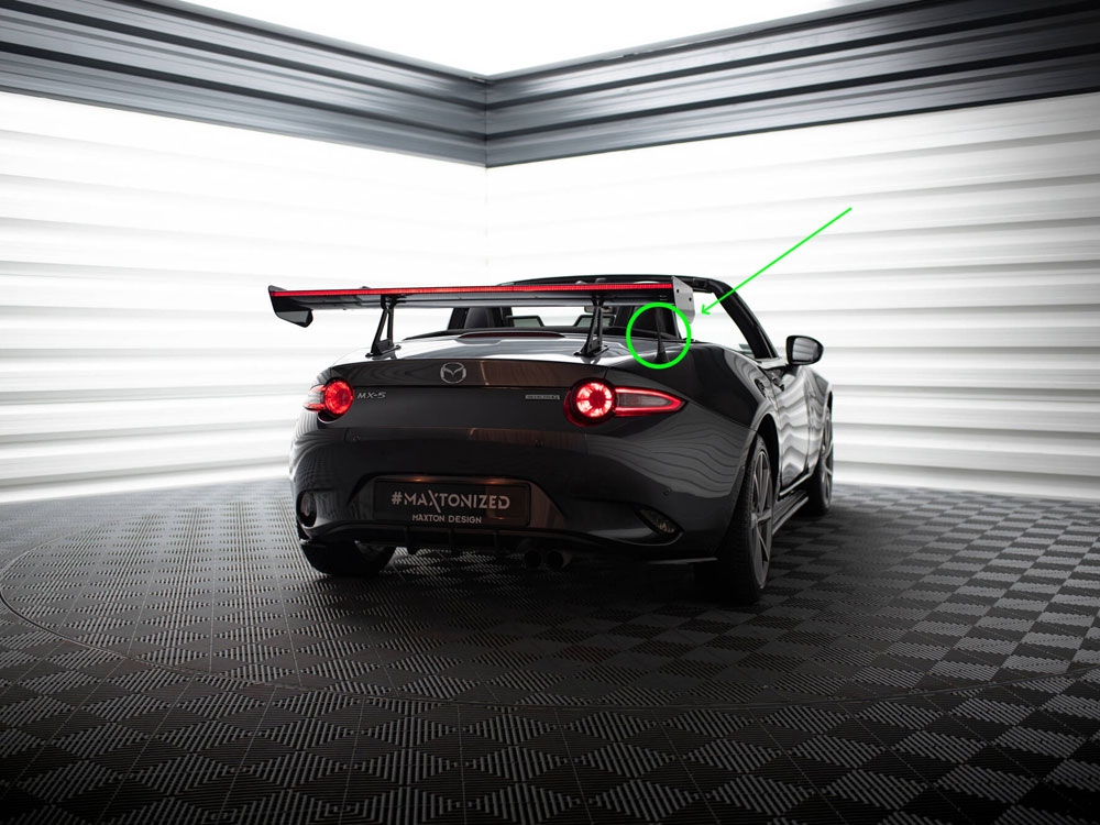 Maxton carbon spoiler with upper swan mounting + led mazda mx-5 (nd mk4) 4 Maxton carbon spoiler with upper swan mounting + led mazda mx-5 (nd mk4) - image 4