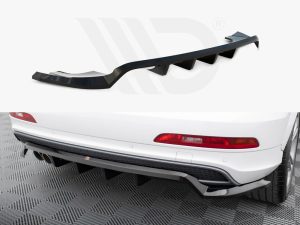 Maxton Rear Splitter (Vertical Bars) Audi Q3 S-Line 8U