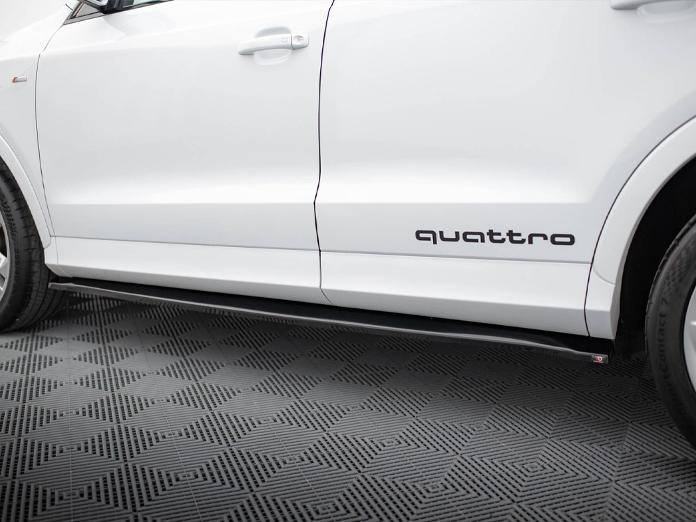 Maxton side skirts diffusers audi q3 s-line 8u 4 Maxton side skirts diffusers audi q3 s-line 8u - image 4