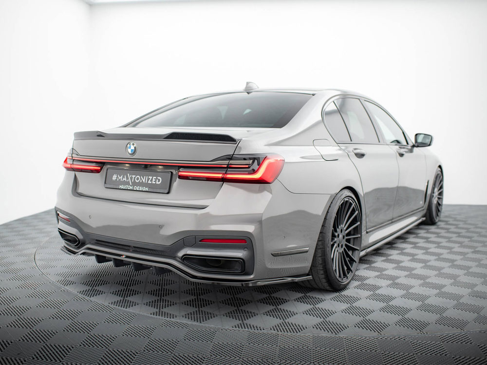 Maxton rear splitter (vertical bars) v2 bmw 7 series m-pack g11/g12 facelift models 2 Maxton rear splitter (vertical bars) v2 bmw 7 series m-pack g11/g12 facelift models - image 2