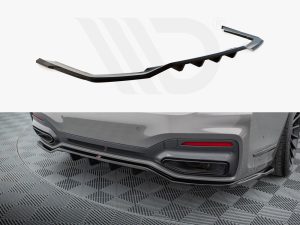 Maxton Rear Splitter (Vertical Bars) V2 BMW 7 Series M-Pack G11/G12 Facelift Models