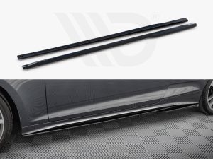 Maxton Side Skirts Diffusers Audi S5 Coupe / A5 S-Line Coupe F5 Facelift Models