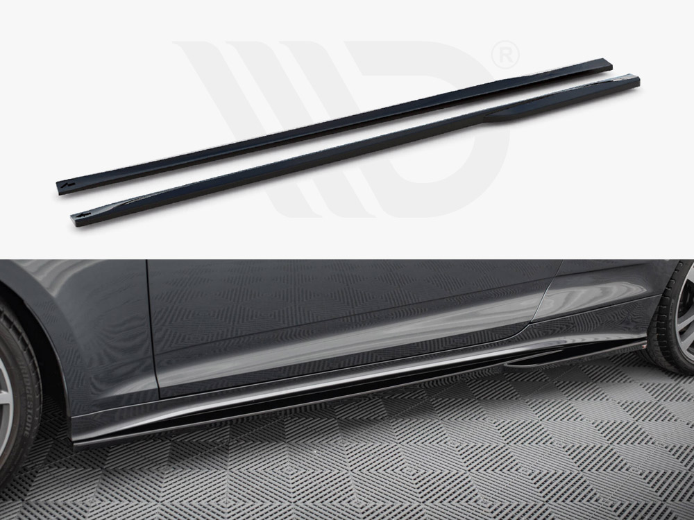 Maxton side skirts diffusers audi s5 coupe / a5 s-line coupe f5 facelift models 1 Maxton side skirts diffusers audi s5 coupe / a5 s-line coupe f5 facelift models