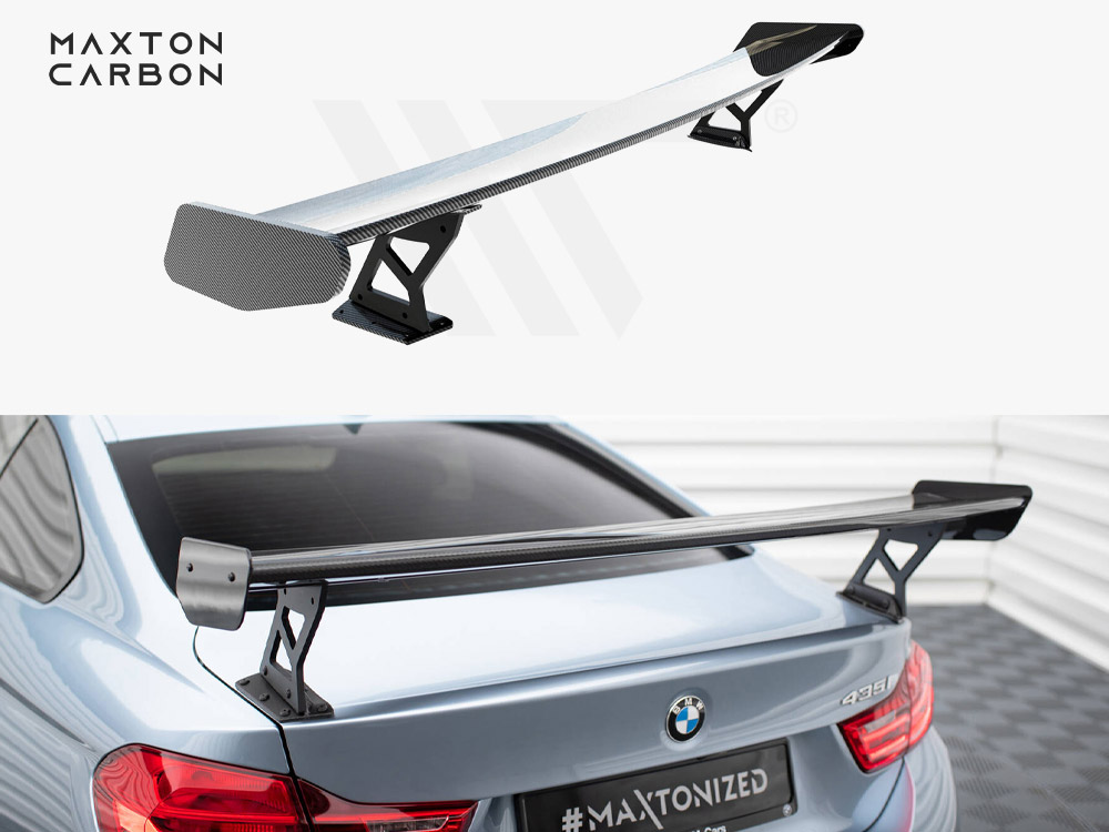 Maxton carbon spoiler with external brackets uprights bmw 4 series f32 / f32 m-pack coupe 1 Maxton carbon spoiler with external brackets uprights bmw 4 series f32 / f32 m-pack coupe