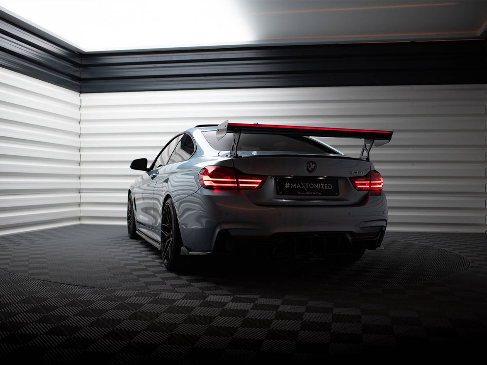 Maxton carbon spoiler with external brackets uprights + led bmw 4 series f32 m-pack coupe 2 Maxton carbon spoiler with external brackets uprights + led bmw 4 series f32 m-pack coupe - image 2