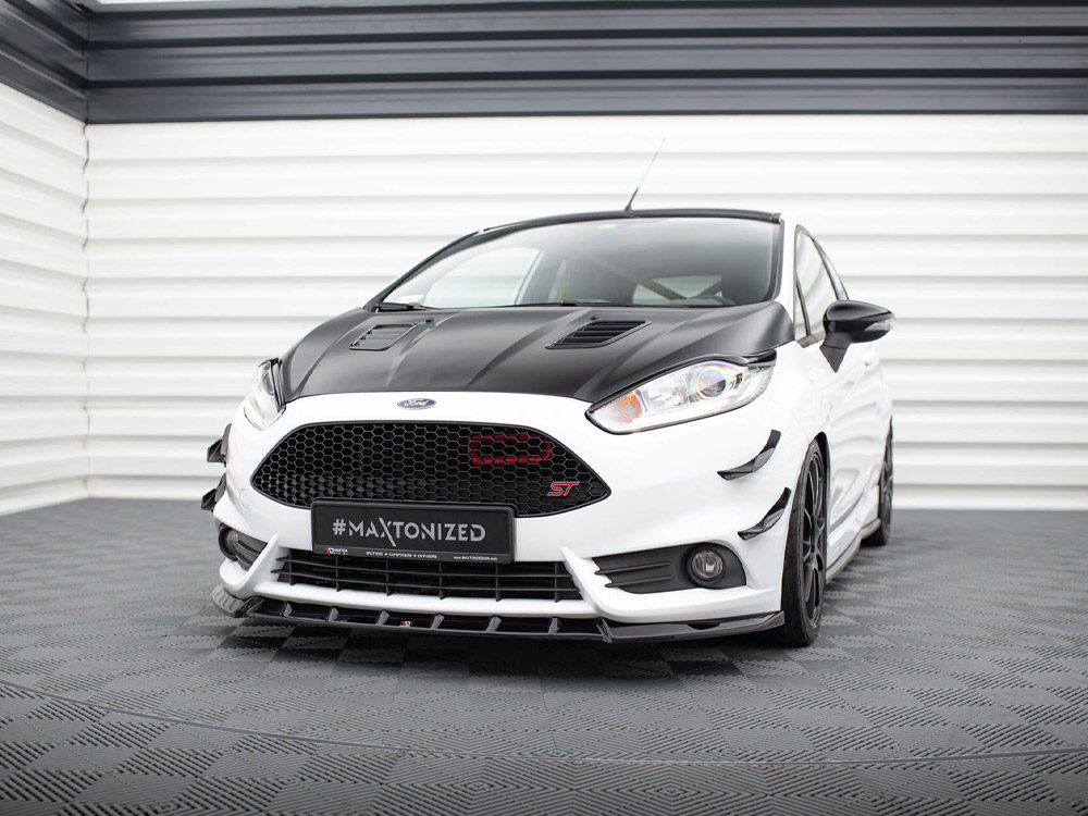 Maxton front splitter v6 ford fiesta st mk7 facelift models 2 Maxton front splitter v6 ford fiesta st mk7 facelift models - image 2