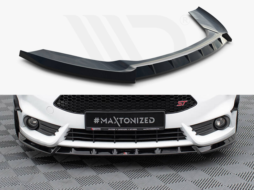 Maxton front splitter v6 ford fiesta st mk7 facelift models 1 Maxton front splitter v6 ford fiesta st mk7 facelift models