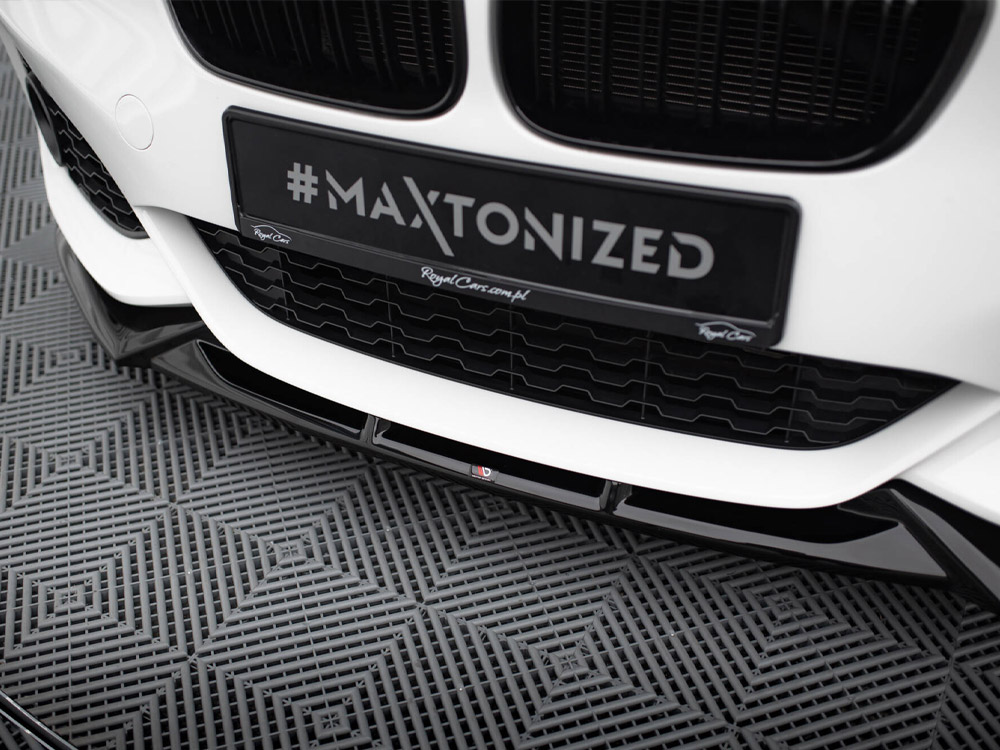 Maxton front splitter v5 bmw 1 series m-pack / m140i f20 facelift models 4 Maxton front splitter v5 bmw 1 series m-pack / m140i f20 facelift models - image 4