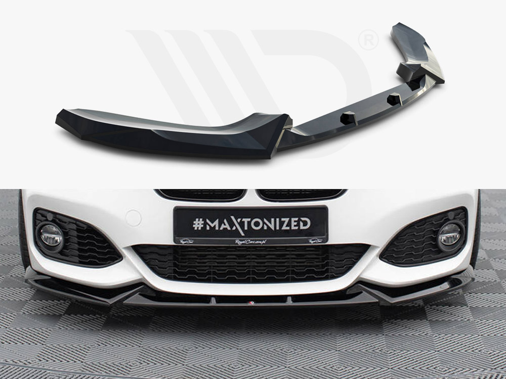 Maxton front splitter v5 bmw 1 series m-pack / m140i f20 facelift models 1 Maxton front splitter v5 bmw 1 series m-pack / m140i f20 facelift models