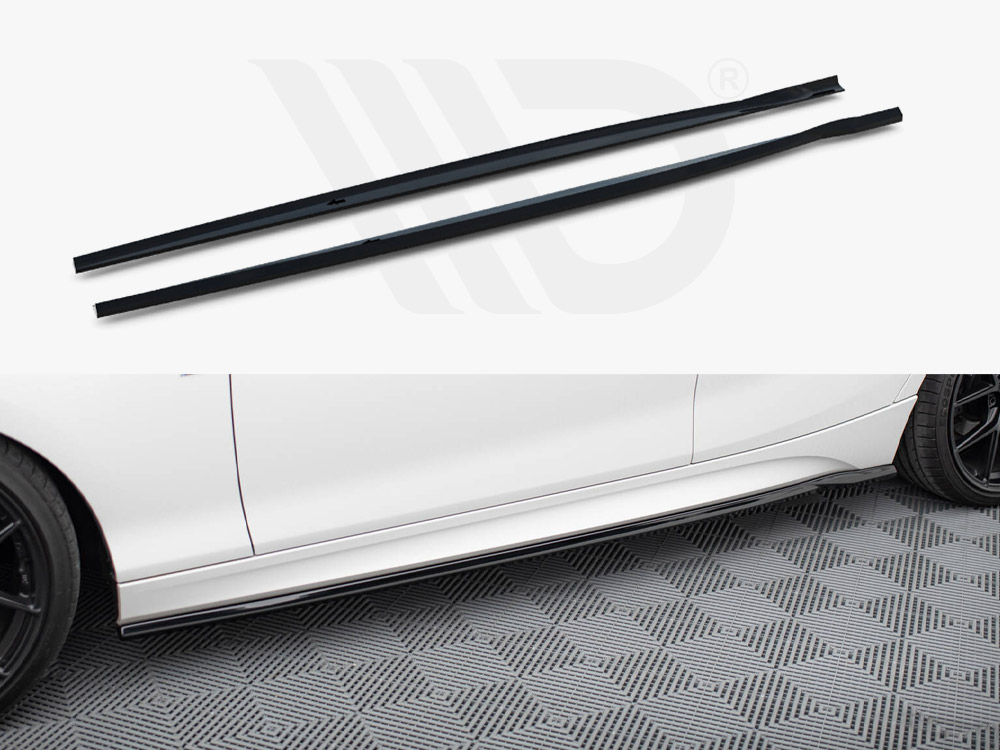 Maxton side skirts diffusers v5 bmw 1 series m-pack/m140i f20 facelift models 1 Maxton side skirts diffusers v5 bmw 1 series m-pack/m140i f20 facelift models