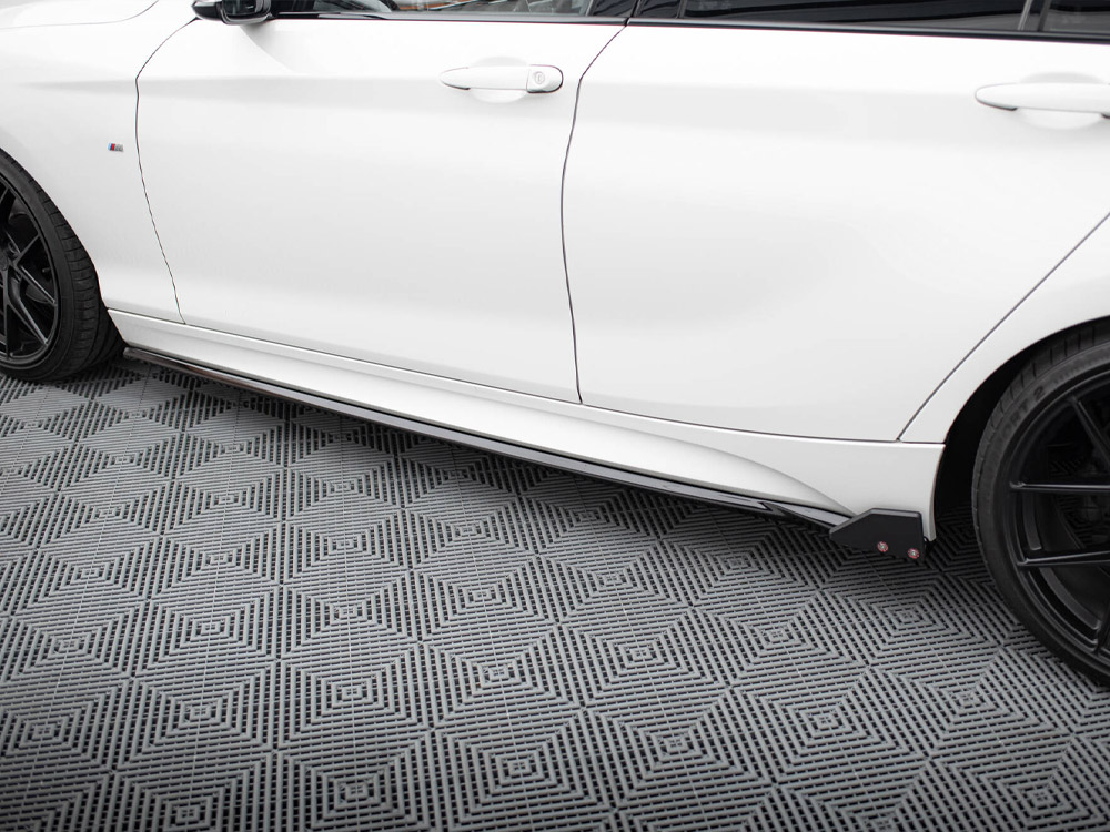 Maxton side skirts diffusers v4 + flaps bmw 1 series m-pack/m140i f20 facelift models 4 Maxton side skirts diffusers v4 + flaps bmw 1 series m-pack/m140i f20 facelift models - image 4