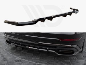 Maxton Rear Splitter (Vertical Bars) V1 Audi SQ8/Q8 S-Line Mk1 Facelift Models
