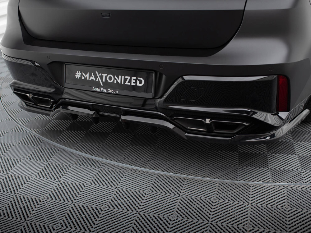 Maxton central rear splitter (vertical bars) bmw m760e g70 3 Maxton central rear splitter (vertical bars) bmw m760e g70 - image 3