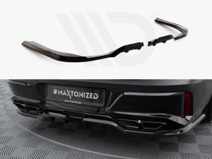 Maxton Central Rear Splitter (Vertical Bars) BMW M760e G70