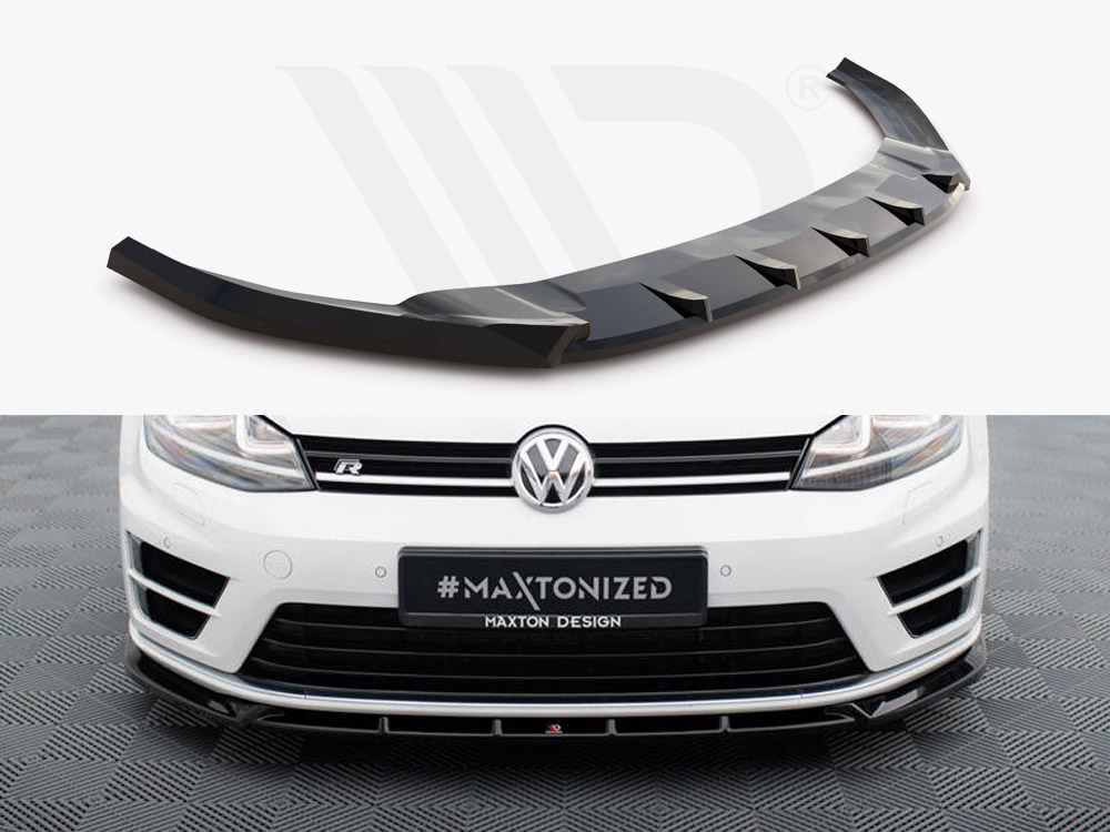 Maxton front splitter v5 volkswagen golf r/r-line mk7 1 Maxton front splitter v5 volkswagen golf r/r-line mk7