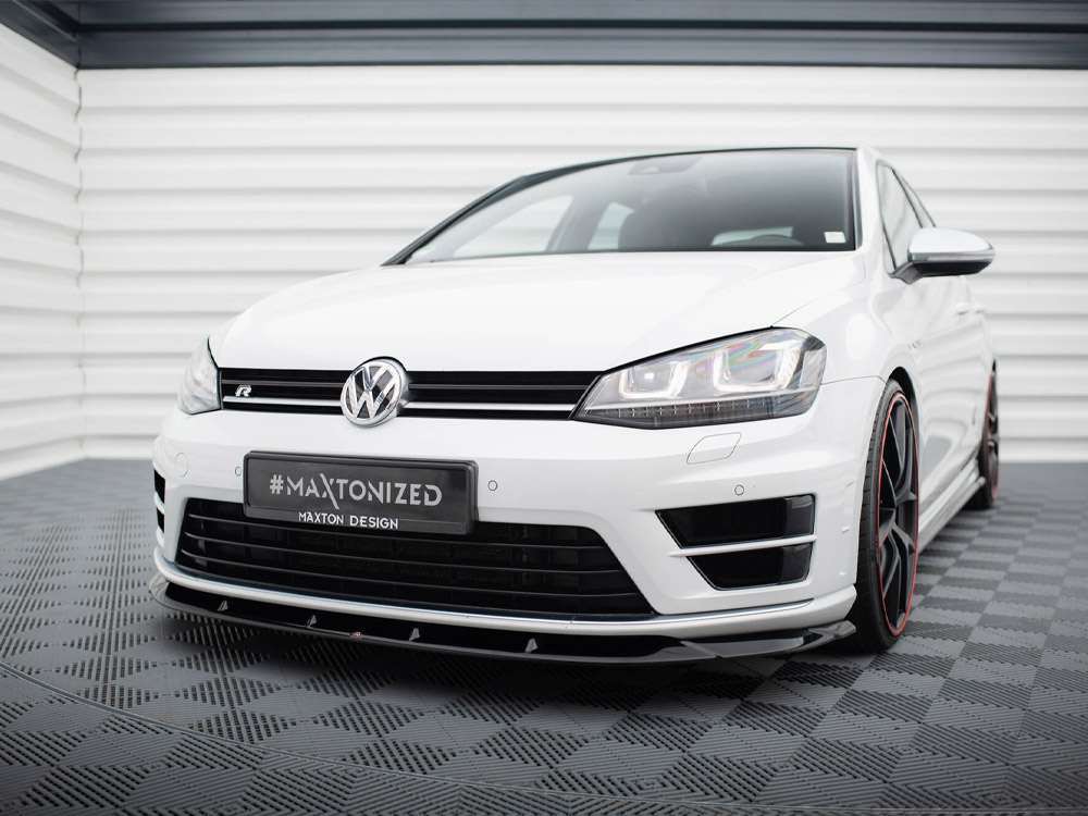 Maxton front splitter v6 volkswagen golf r/r-line mk7 2 Maxton front splitter v6 volkswagen golf r/r-line mk7 - image 2