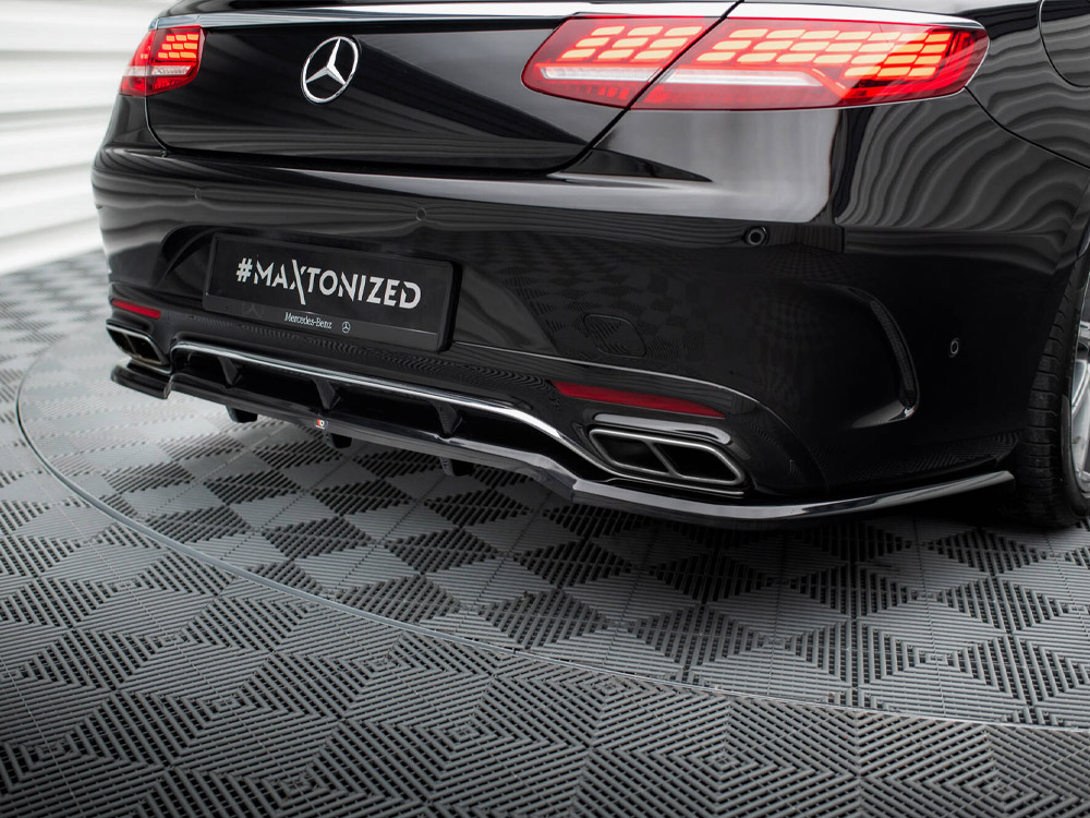 Maxton rear splitter (vertical bars) mercedes-benz s coupe amg-line c217 facelift models 5 Maxton rear splitter (vertical bars) mercedes-benz s coupe amg-line c217 facelift models - image 5