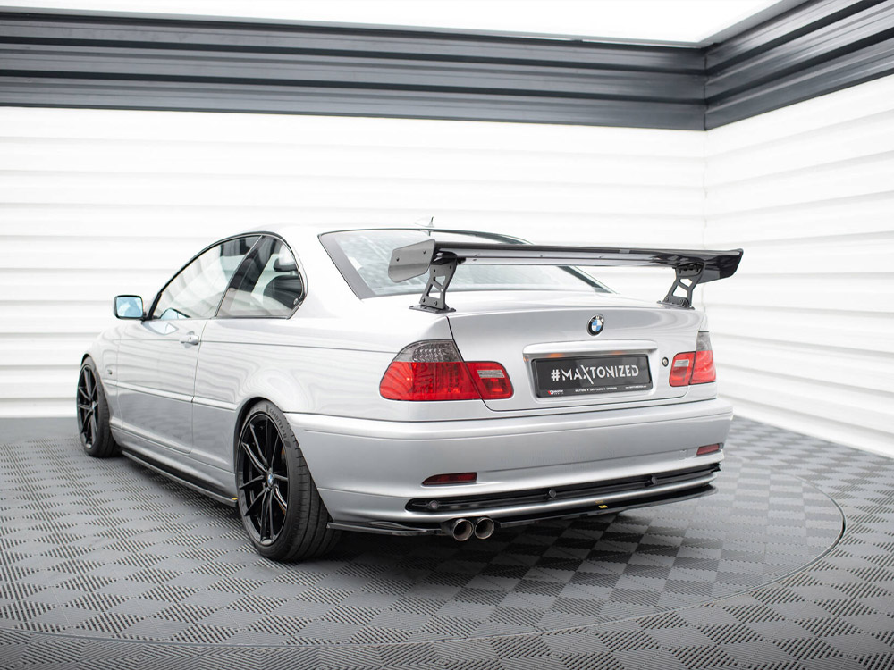 Maxton carbon spoiler with external brackets uprights bmw 3 series coupe (e46) 2 Maxton carbon spoiler with external brackets uprights bmw 3 series coupe (e46) - image 2