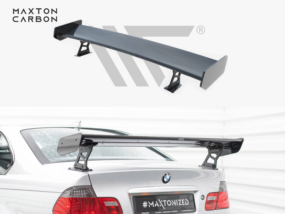 Maxton carbon spoiler with external brackets uprights bmw 3 series coupe (e46) 1 Maxton carbon spoiler with external brackets uprights bmw 3 series coupe (e46)