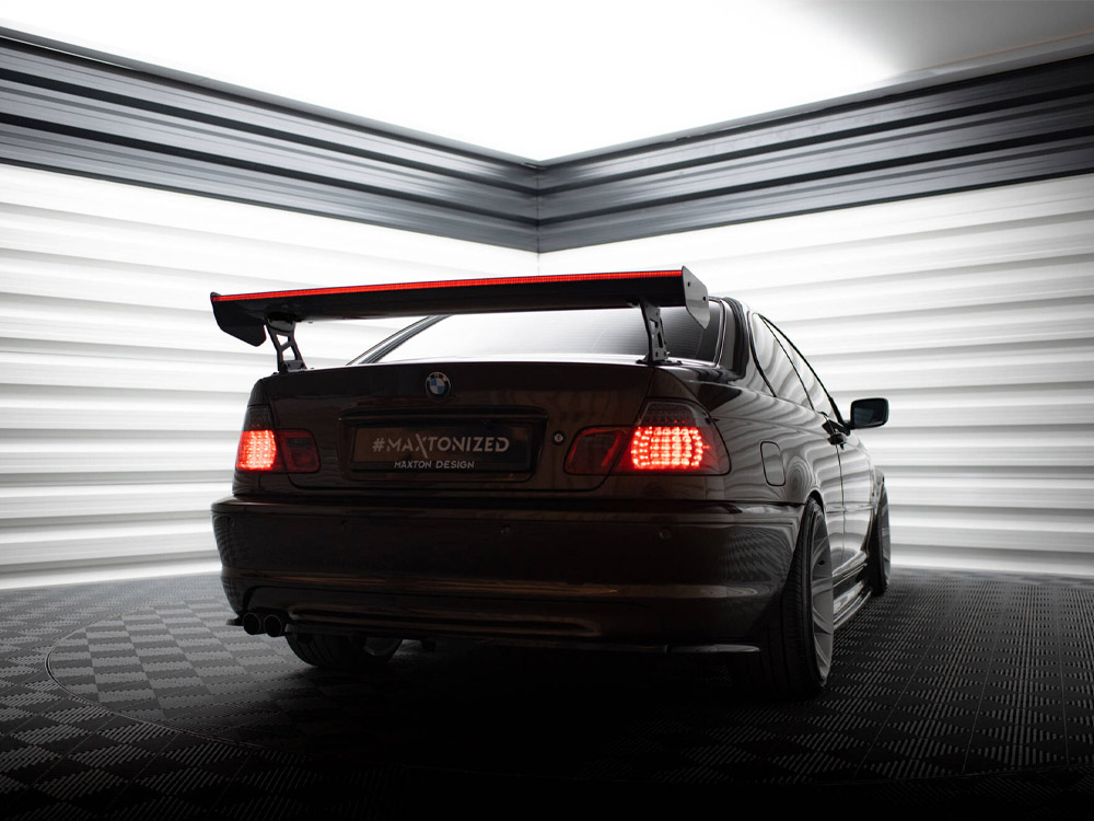 Maxton carbon spoiler with external brackets uprights + led bmw 3 series coupe (e46) 2 Maxton carbon spoiler with external brackets uprights + led bmw 3 series coupe (e46) - image 2