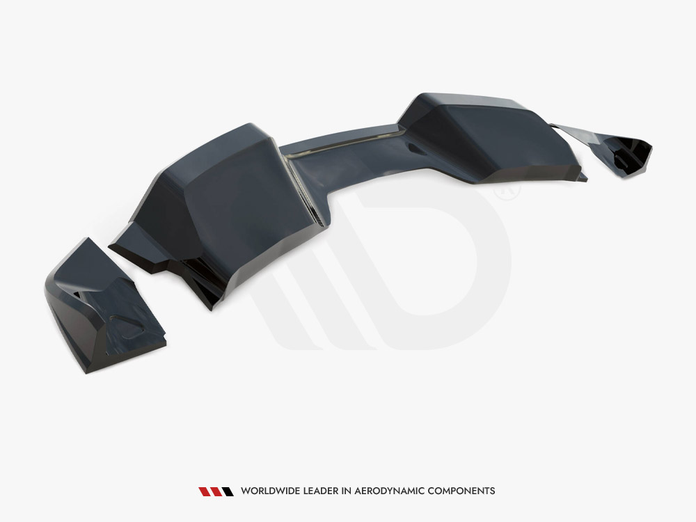 Maxton central rear splitter (vertical bars) + rear side splitters chevrolet corvette c7 10 Maxton central rear splitter (vertical bars) + rear side splitters chevrolet corvette c7 - image 10